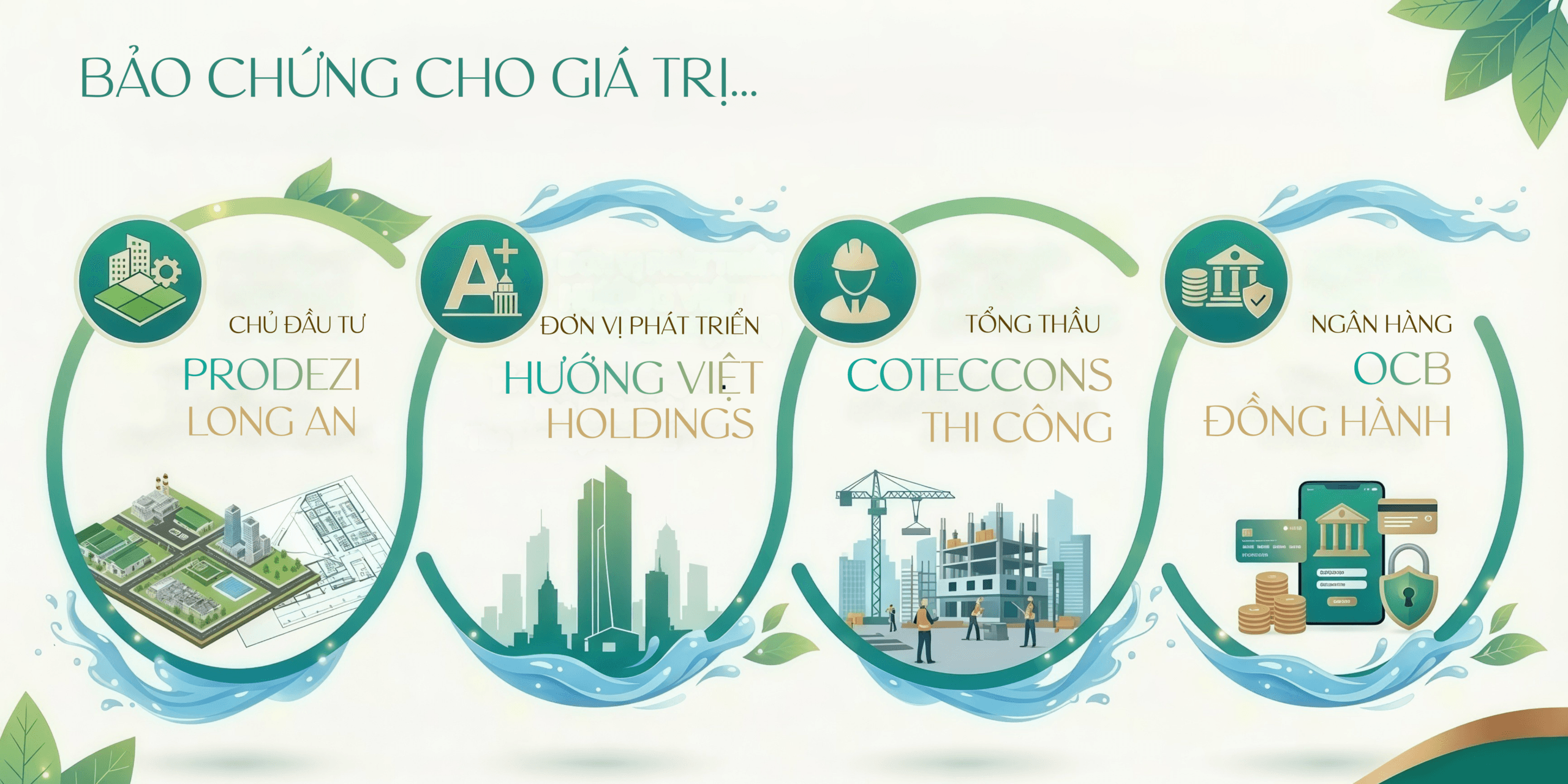 Bảo chứng chất lượng từ Coteccons và các đối tác lớn