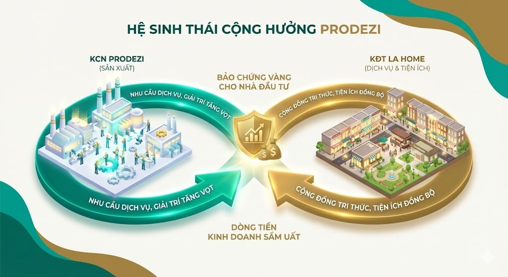 Khi nhà máy tại KCN Prodezi sáng đèn, nhu cầu về dịch vụ, ăn uống, giải trí tại LA Home sẽ tăng vọt