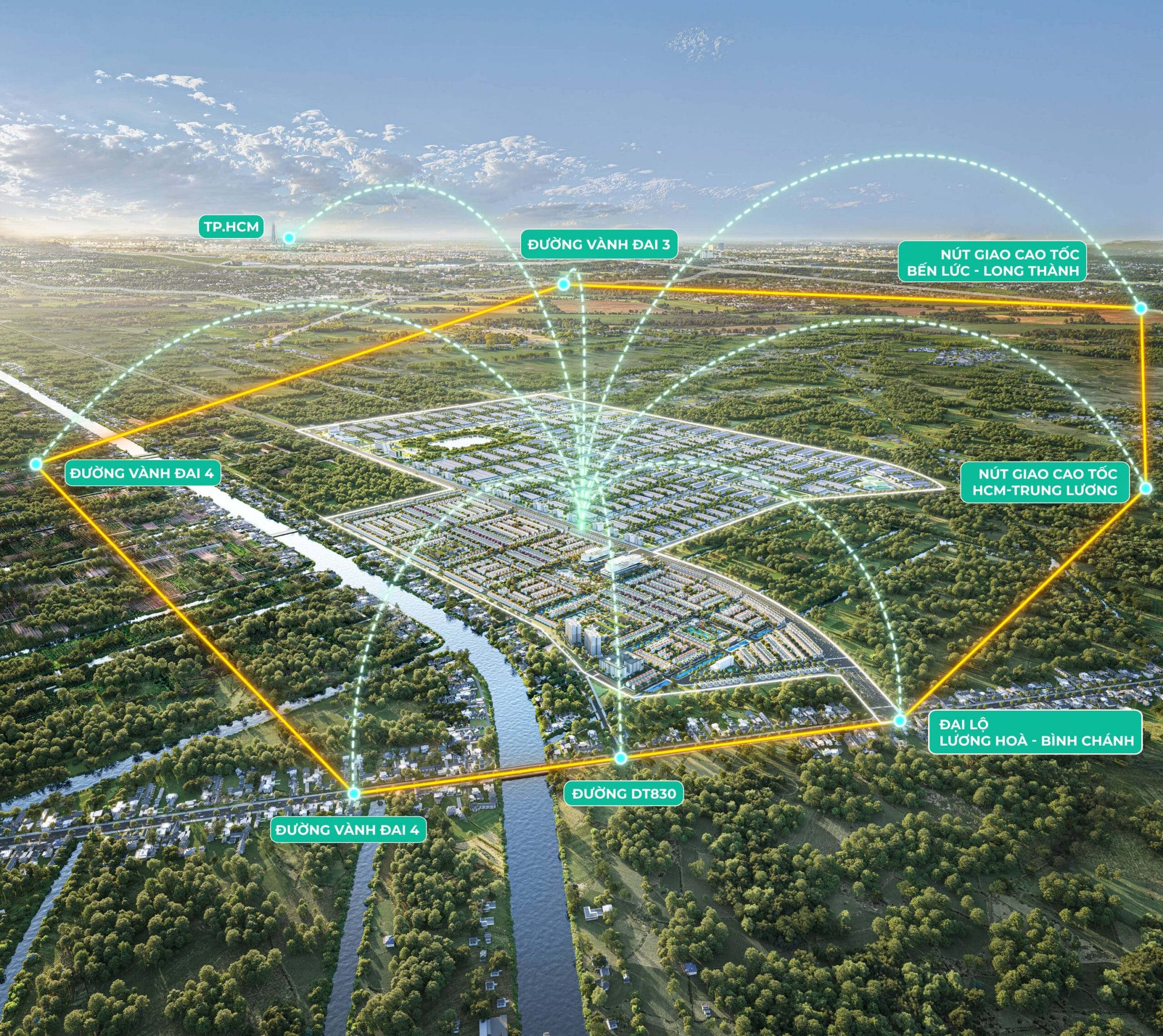Hệ thống tiện ích ngoại khu trong bán kính 5km